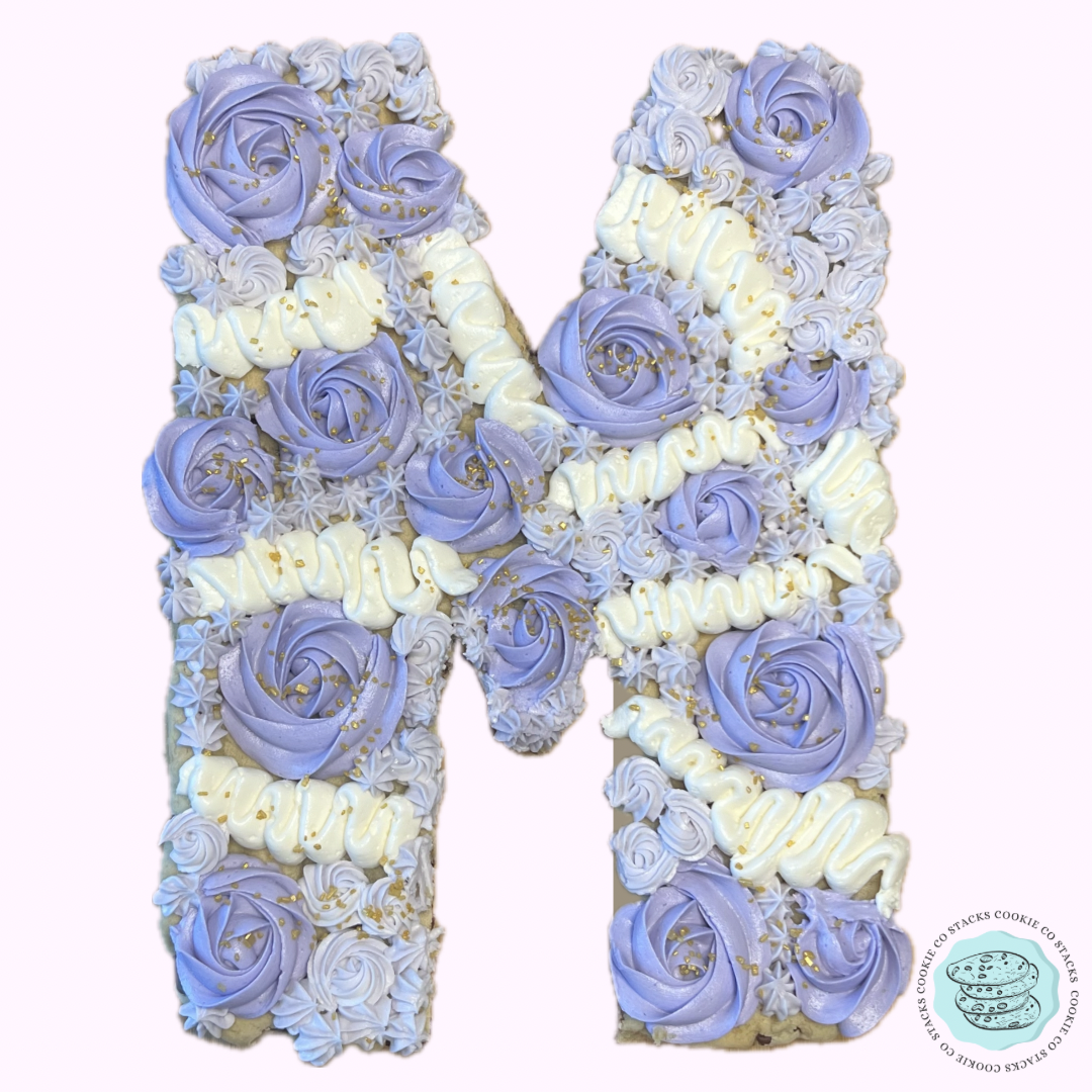 Letter Cookie Cake (Sugar)